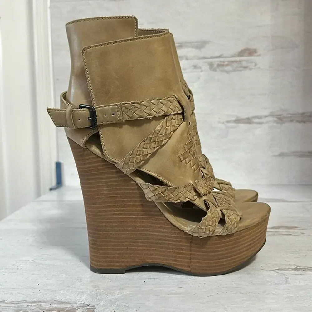 Mia Limited Edition Romanesque Wedge Sandal - Picture 1 of 8